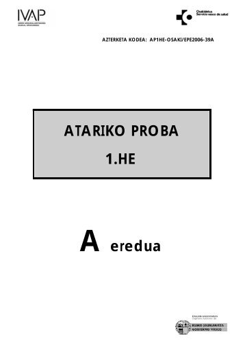 atariko proba